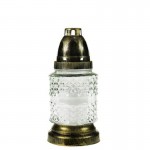 Steklena nagrobna sveča majhna S-92